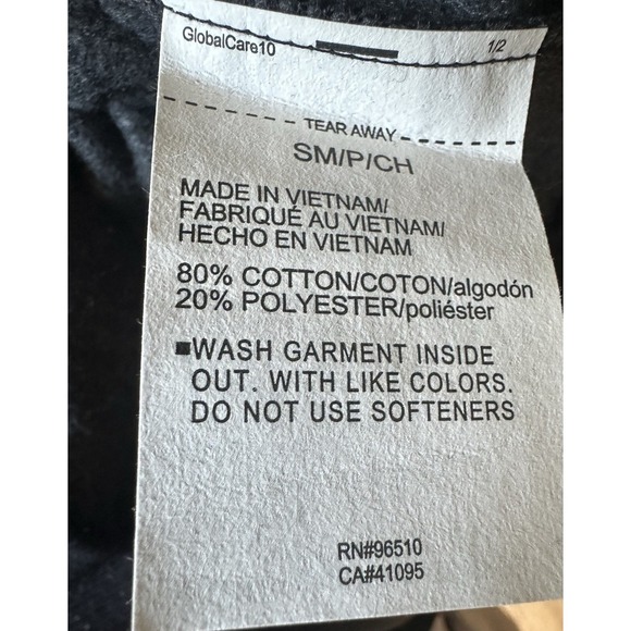 Under Armour Women's Rival Fleece Wrap Neck Pullover Loose Black Sweater  SZ SM - Picture 7 of 8